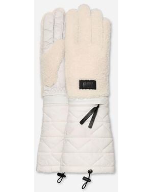 UGG Modulare Handschuhe Aus Fluff Für Damen - Natur