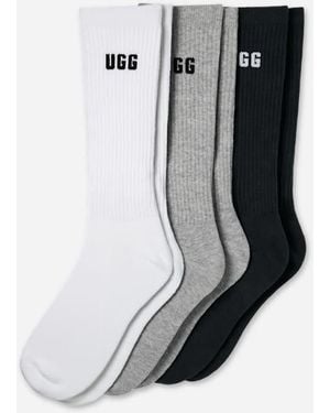 UGG Leander Logo Crew 3 Pack - Multicolor