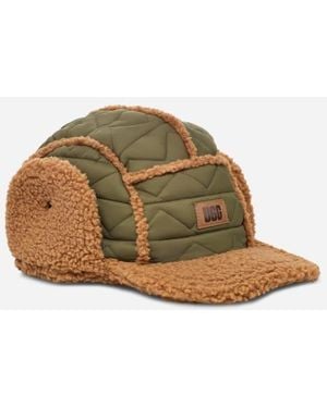UGG Aw Fluff Hat Nylon/Recycled Materials Hats - Black