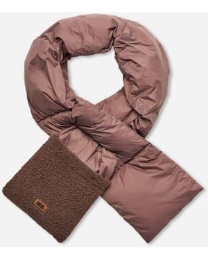 UGG Aw Fluff Packable Scarf Nylon - Brown