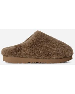 UGG Classic Fluffed-Instapper - Zwart
