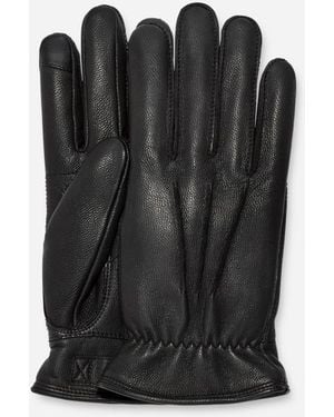 UGG 3 Point Leather Glove - Black