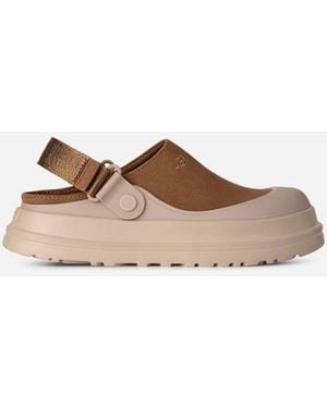 UGG Goldenglow Clog Aus Veloursleder Für Damen - Schwarz