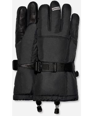 UGG Shasta Gauntlet Glove Polyester/Recycled Materials Gloves - Black