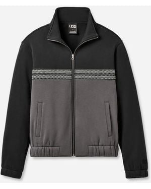 UGG Tasman Track Jacket Cotton Blend Tops - Black