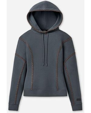 UGG Dina Shell Stitch Hoodie - Blue