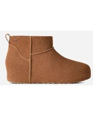 UGG Botte Classic Mini Enwrap - Marron