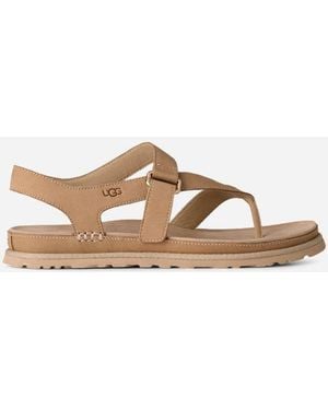 UGG Goldengaze Zehentrenner-Sandale Für Damen - Schwarz
