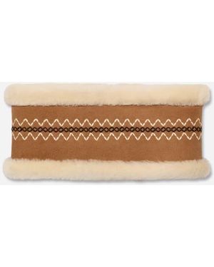UGG Atherson Embroidered-Hoofdband - Naturel