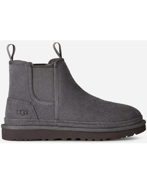 UGG Neumel Chelsea Suede Classic Boots - Black