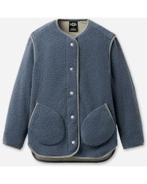 UGG Emmersyn Braid Jacket Polyester - Blue