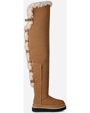 UGG Sacai Thigh High Boot - Brown