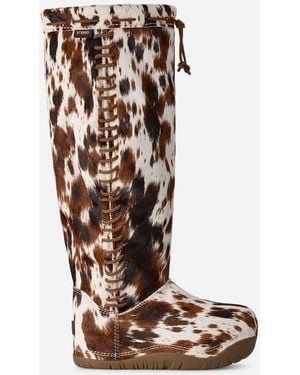 UGG Bucked Tall Boot Sheepskin Classic Boots - White
