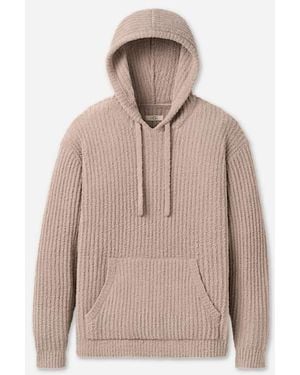 UGG Finnegan Hoodie Rib Polyester Tops - Natural