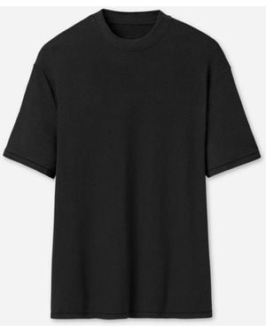 UGG Amarys Relaxed Rib Tee Tops - Black