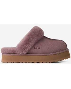 UGG Disquette Sheepskin Slippers - Black