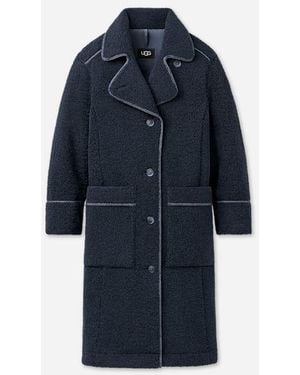 UGG Sema Fluff Coat Polyester - Blue