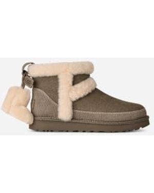 UGG Botte Classic Mini Heritage - Noir