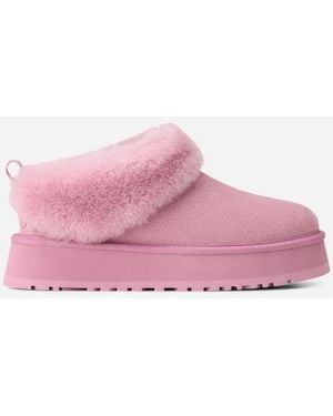 UGG Tazzelle Sheepskin Slippers - Black