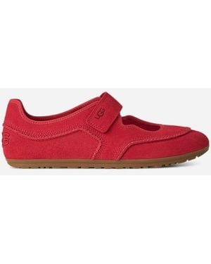 UGG Quill Mary Jane-Sneaker, Maat, Wol - Rood
