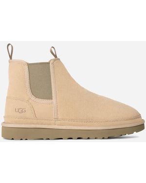 UGG Neumel Chelsea Suede Classic Boots - Black