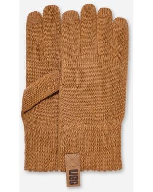 UGG Lightweight Glove Knit/Recycled Materials - Brown