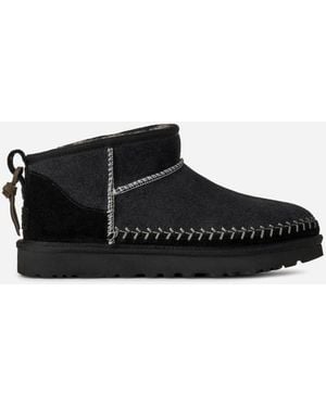 UGG Classic Ultra Mini Biarritz Boot - Black