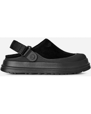 UGG Goldenglow Clog Aus Veloursleder Für Damen - Schwarz