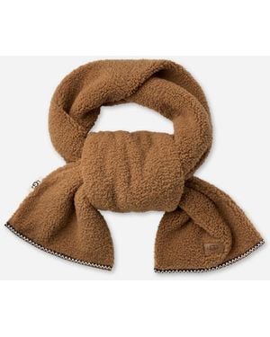 UGG Braid Scarf - Brown
