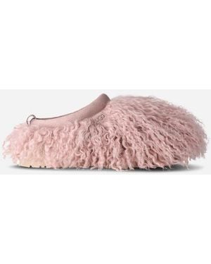 UGG Tazz Fluff Momma Sheepskin Slippers - Black