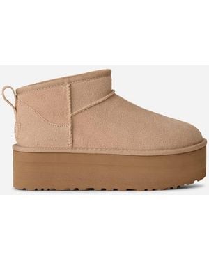 UGG Women's Classic Ultra Mini Platform Classic Ultra Mini Platform - Brown