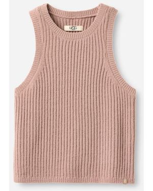 UGG Elaenia Tank Lite Polyester/Recycled Materials Tops - Pink