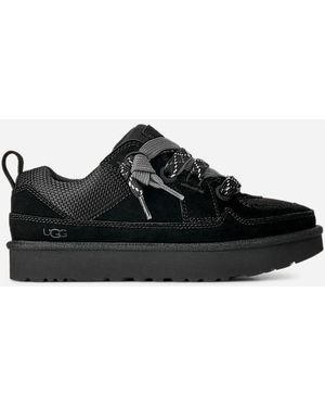 UGG Lo Lowmel Suede/Recycled Materials/Textile Shoes - Black