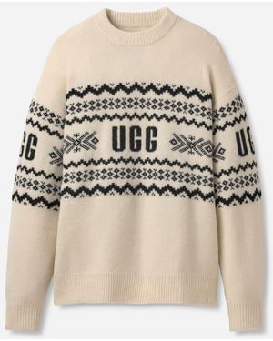 UGG Kaelan Isle Sweater Acrylic Tops - Natural