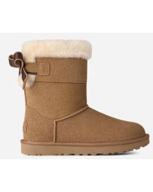 UGG Botte Short Bailey Duabow - Marron