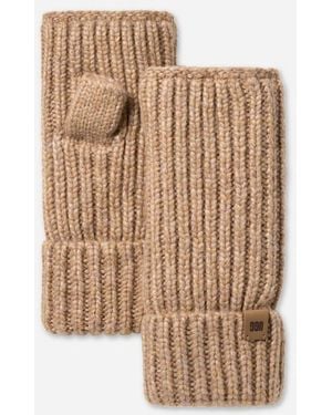 UGG Chunky Rib Fingerless Glove - Natural