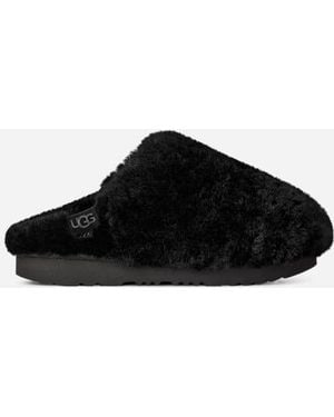 UGG Classic Fluffed-Instapper - Zwart