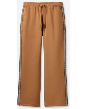 UGG Tasman Straight Leg Pant Cotton Blend Bottoms - Brown