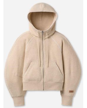UGG Classic Full-Zip Hoodie Tops - Natural