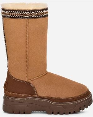 UGG Classic Tall Trailgazer Sheepskin Classic Boots - Brown