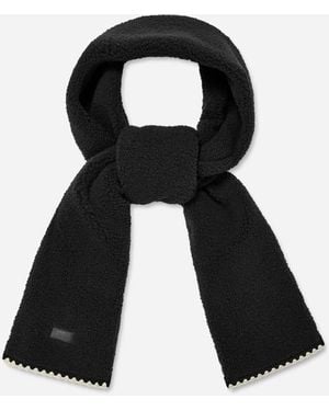 UGG W Fluff Scalloped Scarf 101021 - Black