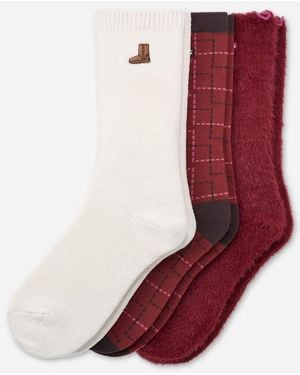 UGG Classic Crew 3 Pack - Red