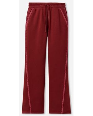 UGG Classic Straight-Leg Pant Bottoms - Red