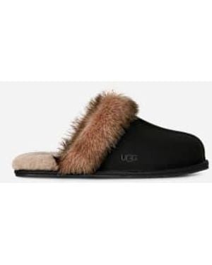 UGG Chausson Scuffette En Nubuck - Marron