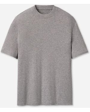 UGG Amarys Relaxed Rib Tee Tops - Gray