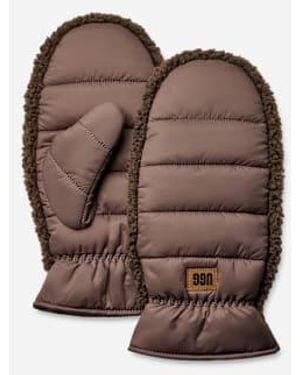 UGG Moufle En Fluff - Marron