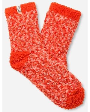 UGG Cozy Chenille Quarter Polyester Blend/Recycled Materials - Red