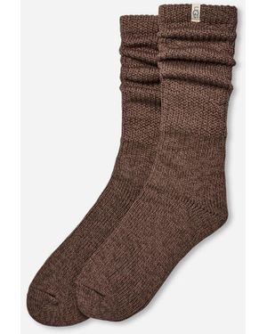 UGG Tyla Slouchy Crew Ii Cotton Blend - Brown