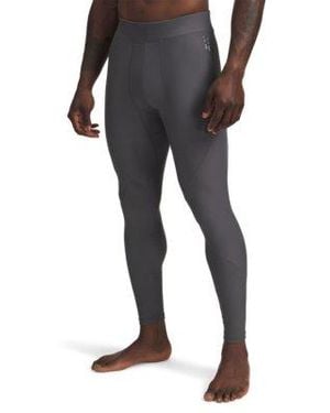 Under Armour Halo Bonded Auxetic Leggings Castlerock Castlerock Reflective - Black