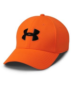 Under Armour Men's Ua Blitzing Ii Stretch Fit Cap - Orange